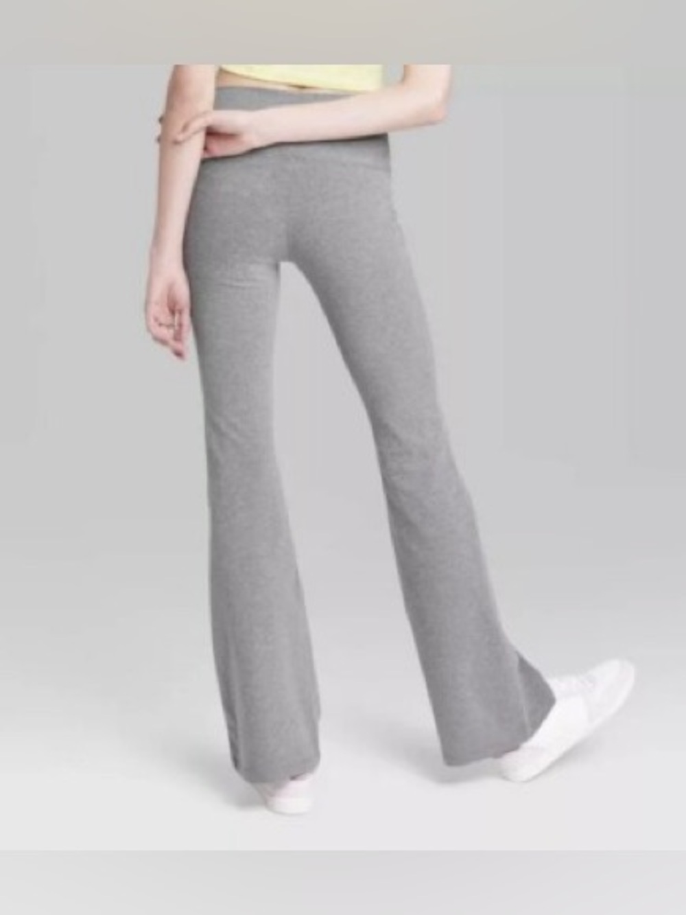 wild fable Gray Flare Knit Pants